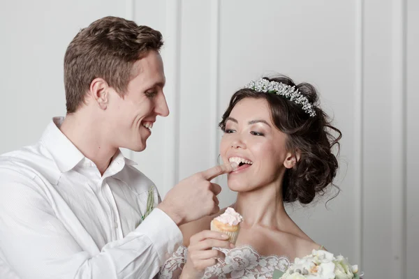 Hochzeit der schönen Bräute — Stockfoto