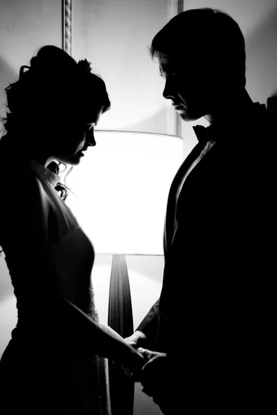 Together forever and never apart, newly wed couple — Stock Photo, Image