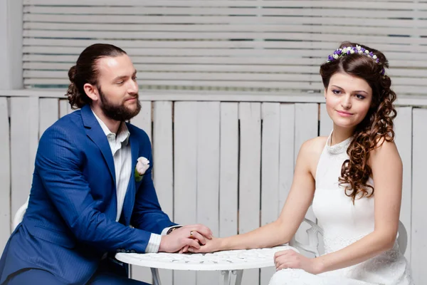 Casamento de noivas bonitas — Fotografia de Stock