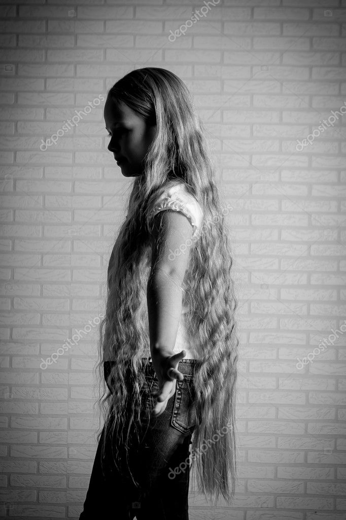 Mädchen mit blonden haaren