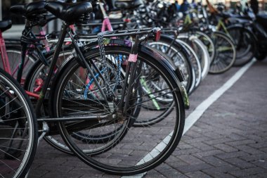 Amsterdam'da Bisiklet