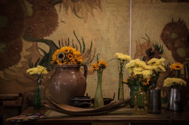 Keukenhof odanın Van Gogh Kral Bahçe Konservatuarı