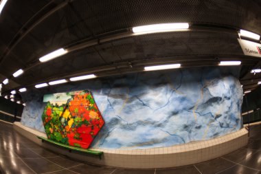 Metro İstasyonu'na Stockholm