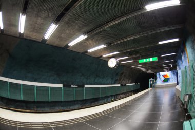 Stokholm metro istasyonu