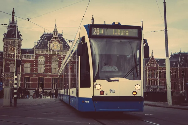 Amsterdam tramvay — Stok fotoğraf