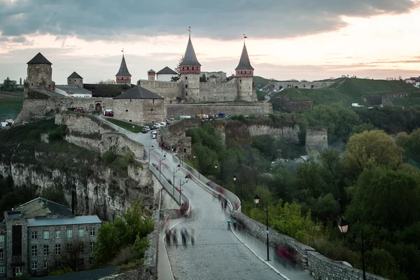 Castello medievale. Ucraina, Kamenets-Podolsk — Foto Stock