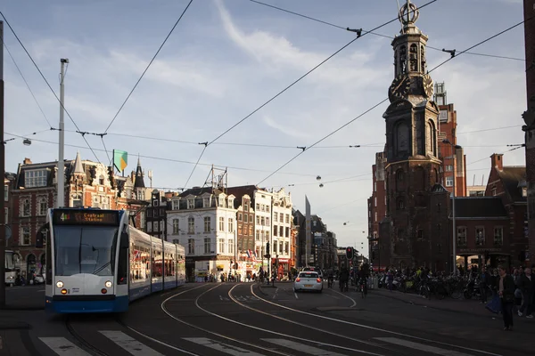 Amsterdam tramvay — Stok fotoğraf