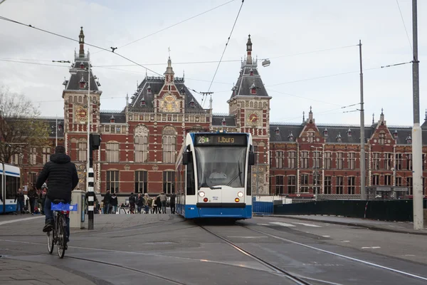 Straßenbahn Amsterdam — Stockfoto