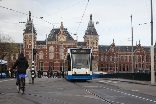 Tranvía de Ámsterdam — Foto de Stock