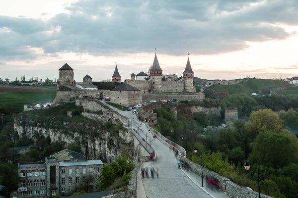 Castello medievale. Ucraina, Kamenets-Podolsk — Foto Stock