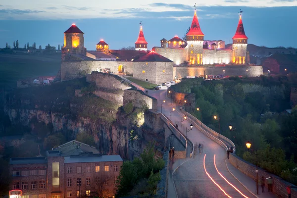 Oud kasteel in Kamenets-Podolsk.Ukraine — Stockfoto