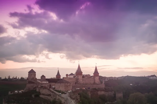 Castello medievale. Ucraina, Kamenets-Podolsk — Foto Stock