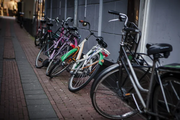 네덜란드, 암스테르담, 자전거 주차장 — 스톡 사진