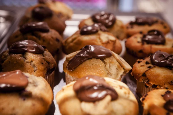 Muffiny připravené k jídlu — Stock fotografie