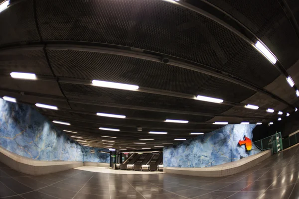 Stockholm subway station — Stock Photo, Image