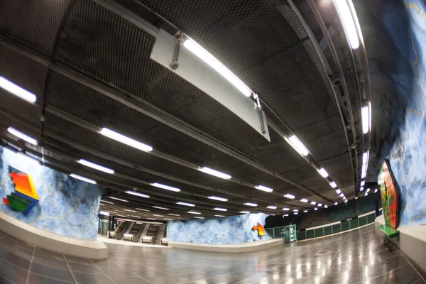 Stockholm subway station — Stockfoto
