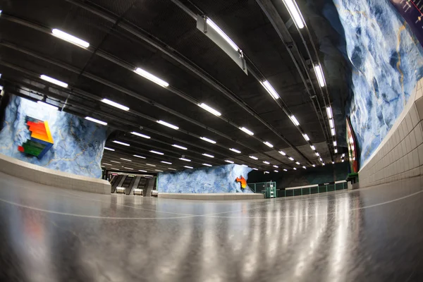 Stockholm subway station — Stock Photo, Image