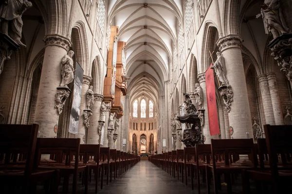 Kathedrale von St. Michael und Gudula. — Stockfoto