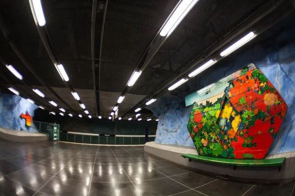 Stanice metra Stockholm — Stock fotografie