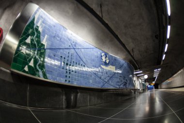 Stokholm metro istasyonu