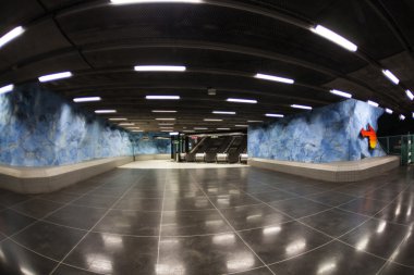 Stokholm metro istasyonu