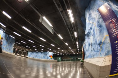 Stokholm metro istasyonu