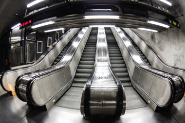 Stockholm metro yürüyen merdiven