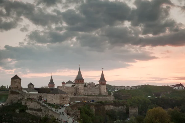 Zamek. Ukraina, Kamenets-Podolsk — Zdjęcie stockowe