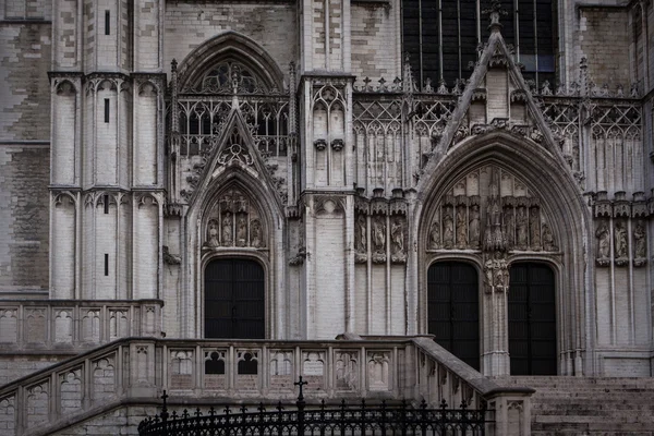 Catedral de São Miguel e Gudula. Bruxelas — Fotografia de Stock