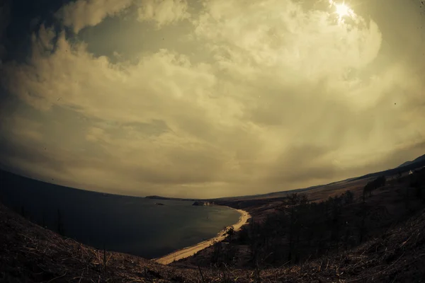 Jezero Bajkal. Letní ráno na ostrově Olkhon — Stock fotografie