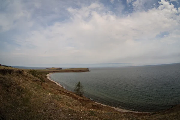 Bajkal sjön. Sommarmorgon på Olkhon ö — Stockfoto