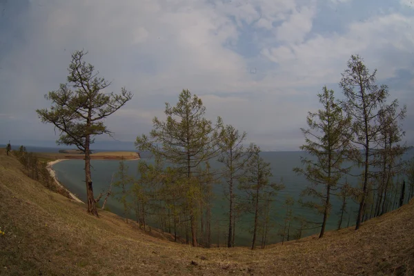 Lac Baïkal. Matin d'été sur l'île d'Olkhon — Photo