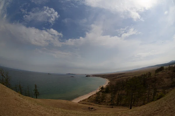 Lago Baikal. Mañana de verano en la isla de Olkhon —  Fotos de Stock