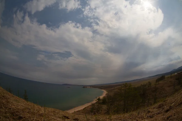 Lago Baikal. Mañana de verano en la isla de Olkhon —  Fotos de Stock