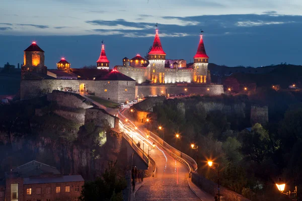 View of the old castle in Kamenets-Podolsk.Ukraine — Stock Photo, Image