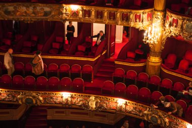 La Monnaie Opera Belçika oditoryum içinde