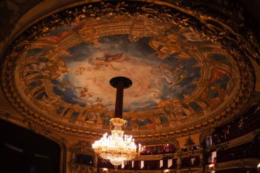 La Monnaie Opera Belçika oditoryum içinde