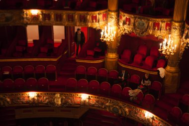 La Monnaie Opera Belçika oditoryum içinde