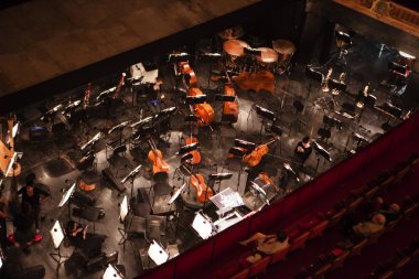 La Monnaie Opera Belçika oditoryum içinde