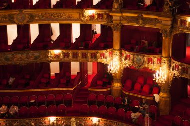 La Monnaie Opera Belçika oditoryum içinde