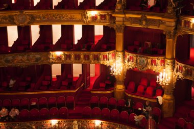La Monnaie Opera Belçika oditoryum içinde