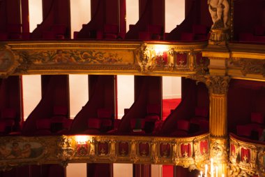 La Monnaie Opera Belçika oditoryum içinde