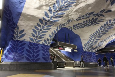 Stockholm T-Centralen metro istasyonu