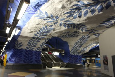 Stockholm T-Centralen metro istasyonu