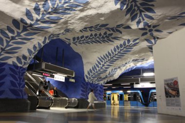 Stockholm T-Centralen metro istasyonu