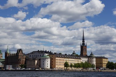 Stockholm, İsveç 'in hava manzarası