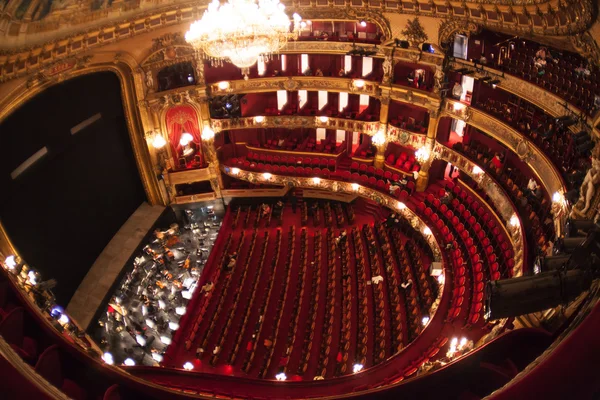Im Auditorium der Oper La Monnaie in Belgien — Stockfoto
