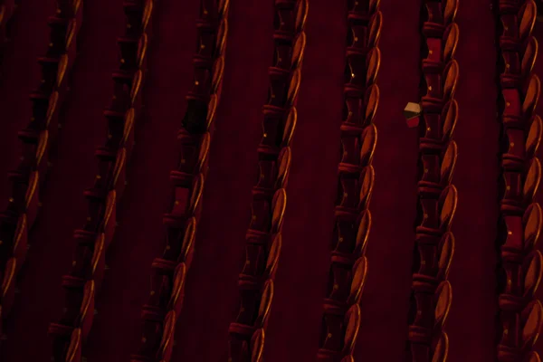 Всередині залу для глядачів La Monnaie опери Бельгії — стокове фото