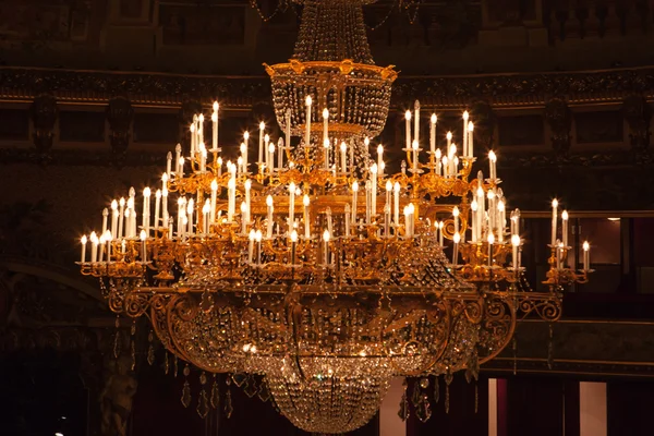 In het auditorium van het La Monnaie Opera van België — Stockfoto