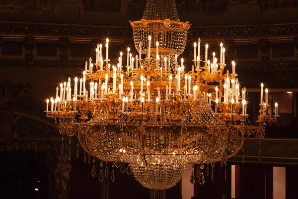 In het auditorium van het La Monnaie Opera van België — Stockfoto